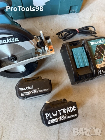 Makita DHS 630 18v 2025г. ръчен циркуляр, снимка 2 - Триони и циркуляри - 55361167
