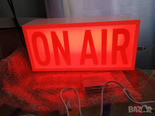 Супер модерна светеща LED табела ON AIR, снимка 10 - Рекламни табели - 55383381