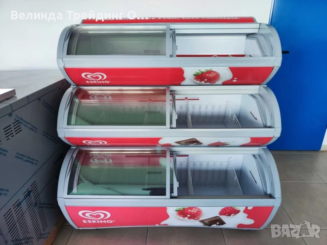 Употребяван троен фризер за сладолед IARP VISIMAX, 125 см