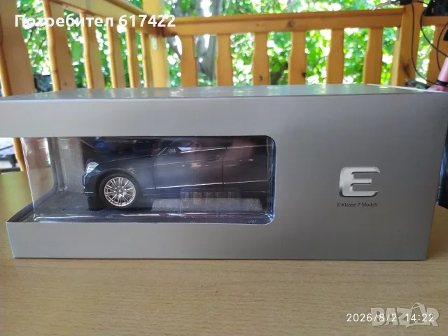 1:18 Метален модел на Mercedes S212 E-Klasse T-Modell / Tenorit Grau / 2009- Minichamps