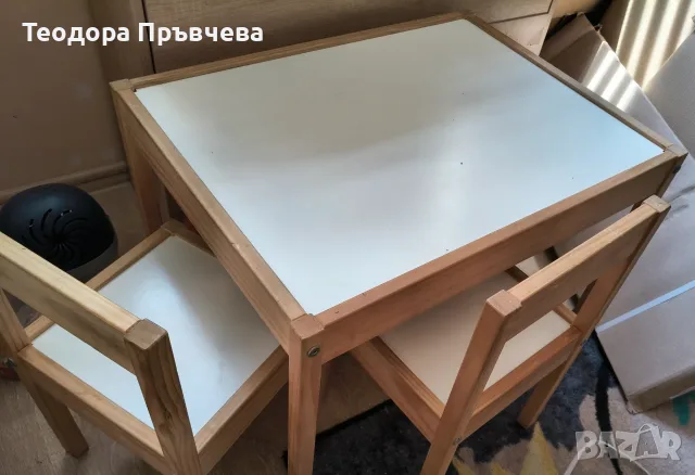 Детски комплект маса със столчета Ikea, снимка 6 - Маси - 55347996