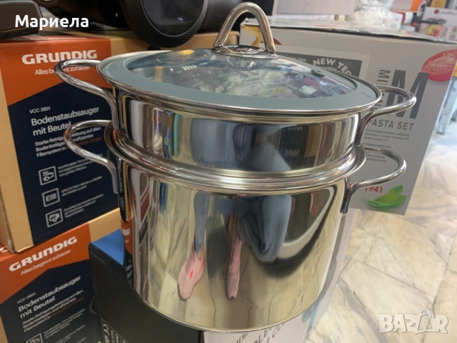 Комплект Premium Inoxriv, Тенджера за приготвяне на паста, 22 см, снимка 2 - Съдове за готвене - 54627276