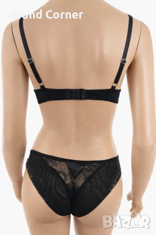 Дамско бельо Hunkemöller – Черна дантела - 75A и L, снимка 5 - Бельо - 54552329
