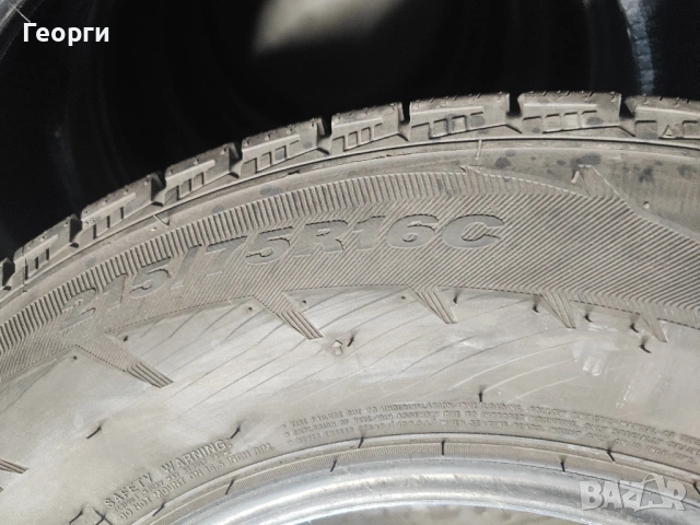 2бр.зимни гуми 215/75/16C Nexen, снимка 6 - Гуми и джанти - 54164256