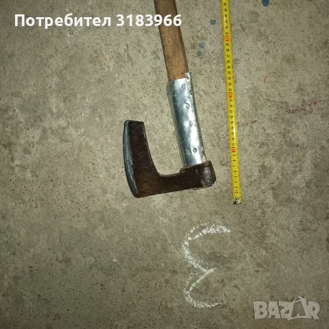  брадва № 3 среден размер 15 см чело , снимка 5 - Градински инструменти - 55332528
