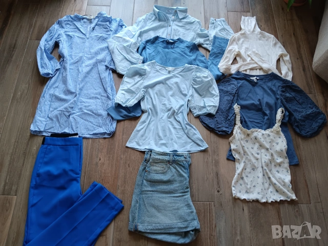 H&M сет синьо безвремие, снимка 3 - Комплекти - 54428842