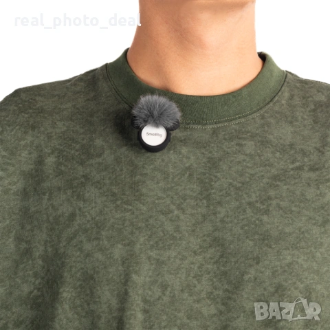 безжични микрофони SMALLRIG S60 – ЧИСТО НОВИ, неразопаковани - 2бр + приемник, снимка 7 - Микрофони - 53960850