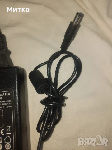 Адаптер зoарядно устройство марка SHMSUN модел SMS -00120350-S10A 12V 3.5A, снимка 3 - Кабели и адаптери - 55630584