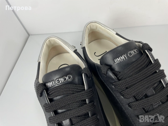 Jimmy Choo ROME Кожени маратонки 37 Оригинал, снимка 4 - Маратонки - 55098525