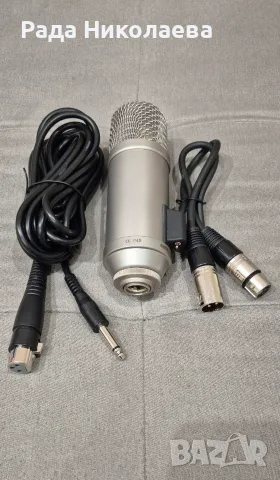 Студиен микрофон Rode Broadcaster + XLR кабел – Отлично състояние, снимка 2 - Микрофони - 55304998