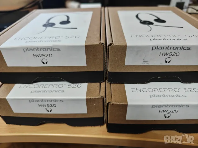 Plantronics Encore Pro HW520 VOIP НОВИ слушалки 4 броя, снимка 2 - Слушалки и портативни колонки - 55612666