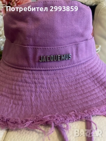 шапка JACQUEMUS Le Bob Artichaut bucket hat, снимка 5 - Шапки - 54750070