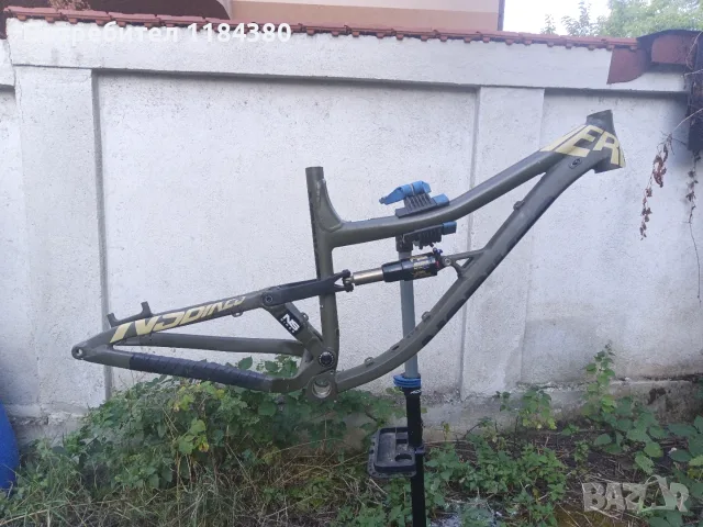 Мека рамка за велосипед NS Nerd Freeride + амртисьор SR Suntour Durolux, AM, Мекица, снимка 2 - Части за велосипеди - 55650712
