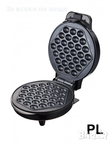 Гофретник за Bubble Waffle Rosberg R51442H 1000W, Черен Код P2201