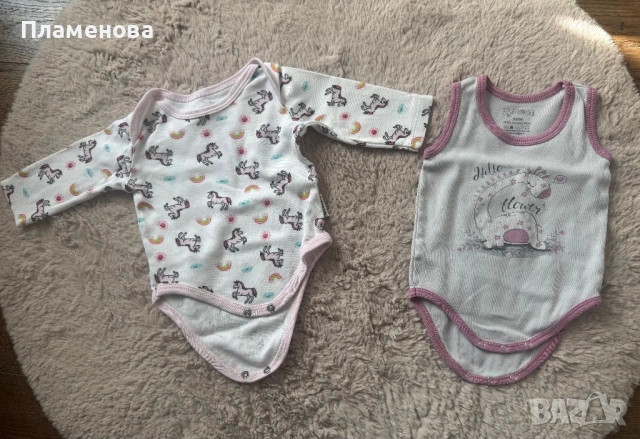 Бебешки бодита 0-3 месеца - Всички за 5 евро, снимка 6 - Бодита за бебе - 54669348