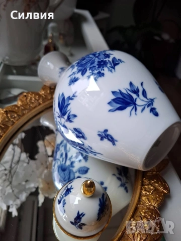 Ваза с капак , снимка 2 - Вази - 54490361
