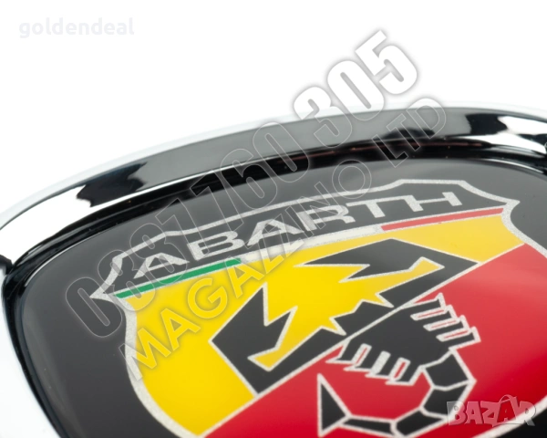 Емблема за Фиат 500 95 мм. Абарт Fiat Abarth и други модели, снимка 3 - Аксесоари и консумативи - 54476124