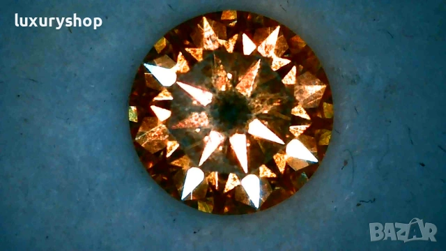 Диамант, Moissanite Brilliance, жълт със сертификат, гравиран номер на камъка - 35 евро - 1 карат, снимка 2 - Пръстени - 55082800
