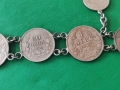 Стара гривна със сребърни монети, снимка 3