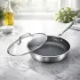 Тиган с капак Goldmann GM 1128-24, 1128-26 , 24x5 см./26х5 см., Трислойно дъно, Незалепващо покритие, снимка 2