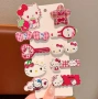 Комплект от 10 броя фиби за коса Hello Kitty., снимка 1
