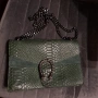 Чанта естествена кожа Италия Gucci  модел питон змия кожена, снимка 8