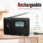Портативно радио Retekess V115 AM/FM транзистор, MP3 и TF карта, снимка 14