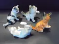 № 8716 Лот 4 броя малки порцеланови фигурки – котенца , снимка 3
