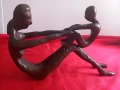 Henry Moore Бронзова Статуетка Пластика "Майка с Дете", снимка 4