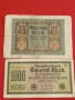Две райхбанкноти 1 000 марки 1922г. / 100 марки 1920г. Германия редки за КОЛЕКЦИЯ 17996, снимка 1