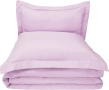  Луксозно спално бельо King Frosted Lavender - 3 части, снимка 2