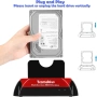 Tccmebius TCC-S867-DE Докинг станция за твърди дискове – SATA и IDE, USB 2.0, 2.5" и 3.5" HDD/SSD, снимка 6