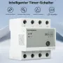 Wi-Fi смарт таймер Ailao GTS8-W 4P 40A, Tuya, снимка 2