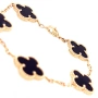 Златна дамска гривна Van Cleef 9,43гр. 16,5см. 14кр. проба:585 модел:37809-1, снимка 2