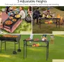 Сгъваема къмпинг маса Anbte 88x40 см, 3 височини, снимка 3