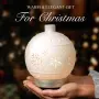 Дифузер за етерични масла Earnest Living Christmas Ball, бял керамичен, 100 мл, декорация за дома, снимка 6