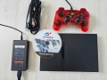 Playstation 2 slim,пълен комплект + Gran Turismo 4, снимка 1