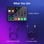 Нов Гейминг аудио интерфейс и миксер TONOR TX310 – RGB, XLR, за стрийминг , снимка 7
