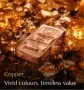 Инвестиционно КЮЛЧЕ (мед) - 5oz (сертификат) Germania Mint, снимка 9