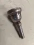 Vintage B&S 7/1 Baritone / Tenorhorn Mouthpiece – Made in GDR – Original German Silver-Plated, снимка 2