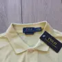 НОВА оригинална жълта тениска с яка POLO RALPH LAUREN custom slim fit размер M от САЩ, снимка 3