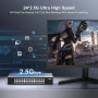 24-портов 2.5G Мрежов Суич GiGaPlus (GP-S25-2400) – Fanless, Метален, снимка 4