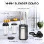 Блендер/Нутрибулет Ganiza,900 W Mini Smoothie Maker,Гаранция, снимка 2