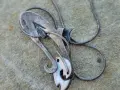 Серебърно ланче и висулка котка , снимка 7