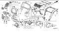Интериорна кора табло Honda CRV 3 , снимка 3