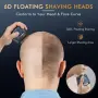 Електрическа самобръсначка за мъже Bald Razor, Kibiy подобрена самобръсначка за глава с подвижна 6D , снимка 4