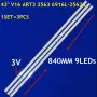 Led backlight set 43" LG AGF79046901 V16 ART3 2563, снимка 2