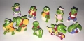 Ретро Киндер колекции от 90-те от Италия. Kinder пингвини, лъвове, жаби и панди., снимка 7