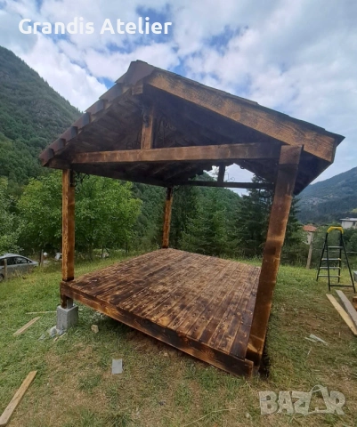 Дървена спалня от масив, снимка 8 - Спални и легла - 54540450