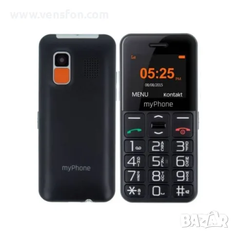  myPhone Halo Easy Мобилен телефон за възрастни /черен/